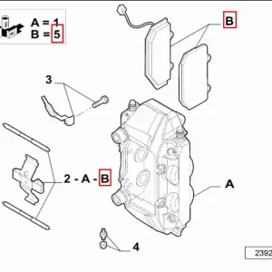 Promocja Zestaw klocków hamulcowych Alfa Romeo Giulia - wyprzedaż