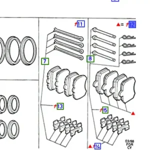 Zestaw klocków przednich transit 8501 Niska cena