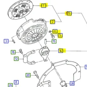 Nie przegap Zestaw sprzęgła escort 8195 fiesta 7602 FORD - wyprzedaż