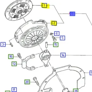 Tylko do końca tygodnia Zestaw sprzęgła escort 9501 FORD - wyprzedaż