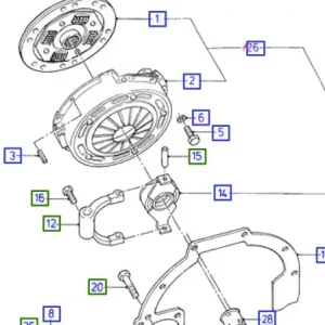 Zestaw sprzęgła orion escort 19851995 fiesta 19761989 FORD - wyprzedaż Wyjątkowa oferta