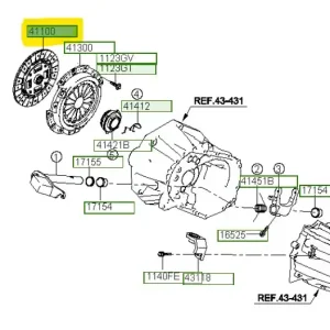 Zestaw tarczy sprzęgła Hyundai I10 - wyprzedaż Bestseller