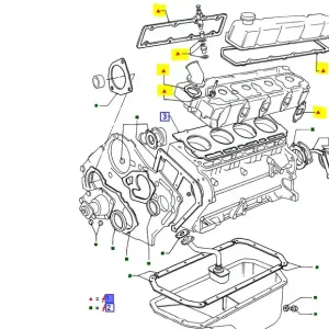 Zestaw uszczelek głowicy transit 2.5 85 00 Wyprzedaż