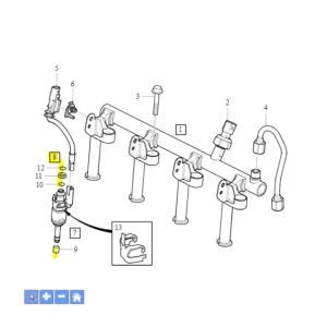 Zestaw uszczelek wtryskiwacza Szybka dostawa