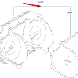 Zestaw wskaźników licznik juke NISSAN - wyprzedaż Promocja