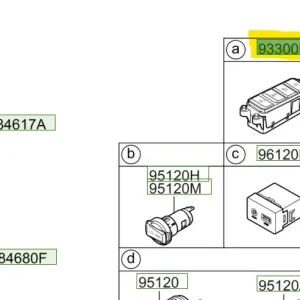Zestaw wyłączników konsoli Hyundai Tucson Hit cenowy