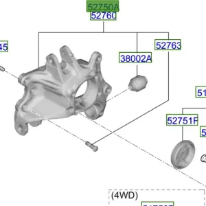 Zwrotnica lewy tył Kia Sorento Hybrid 20-23 Niska cena