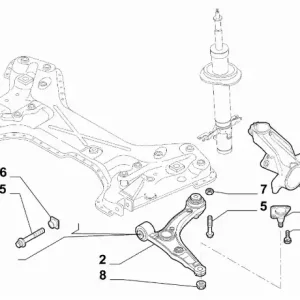 Zwrotnica strona lewa Fiat - wyprzedaż Oferta limitowana