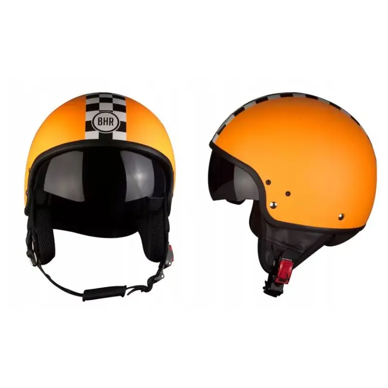 Kup online KASK MOTOCYLOWY BHR DEMI-JET 802 POMARAŃCZOWY