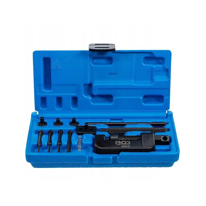 Nowość NITOWNICA NARZĘDZIE DO NITOWANIA ŁAŃCUCHÓW BGS TECHNIC 8802 ZESTAW