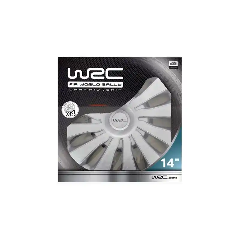 Kołpaki WRC 14" 007584 zestaw 4 sztuk srebrne Ograniczona ilość