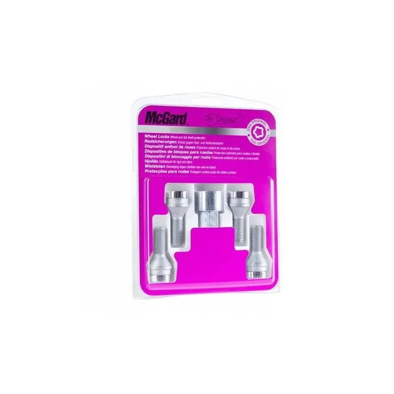 Nakrętki antykradzieżowe MCGARD Original 27226SU srebrne BMW MINI Toyota Premium