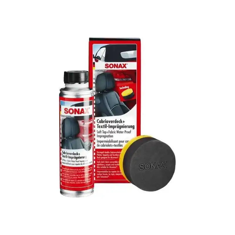Nowość Sonax impregnat do dachów tapicerki Kabrio, cabrio
