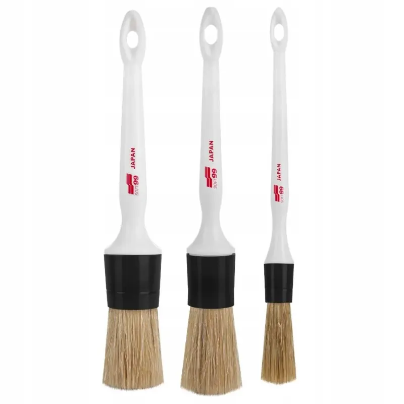 Ostatnie sztuki Soft99 Interior Brush Black - Zestaw pędzelków