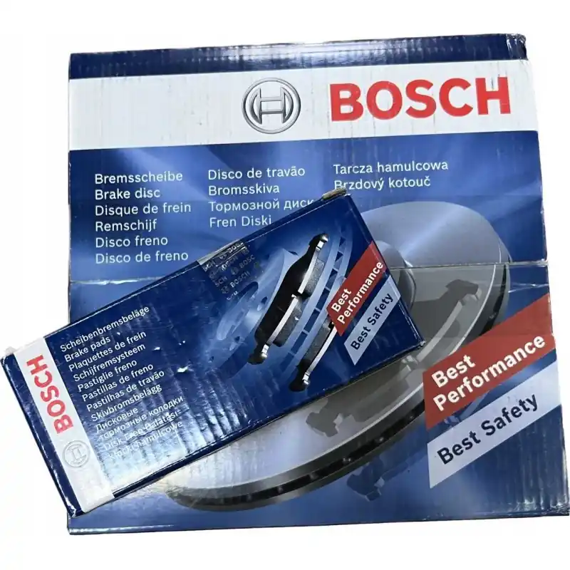 Cena promocyjna Klocki + tarcze hamulcowe tył bosch AUDI A4 B6