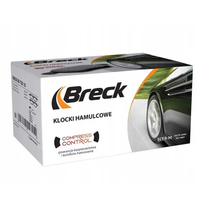 Kup teraz Klocki hamulcowe przód breck CHEVROLET CRUZE