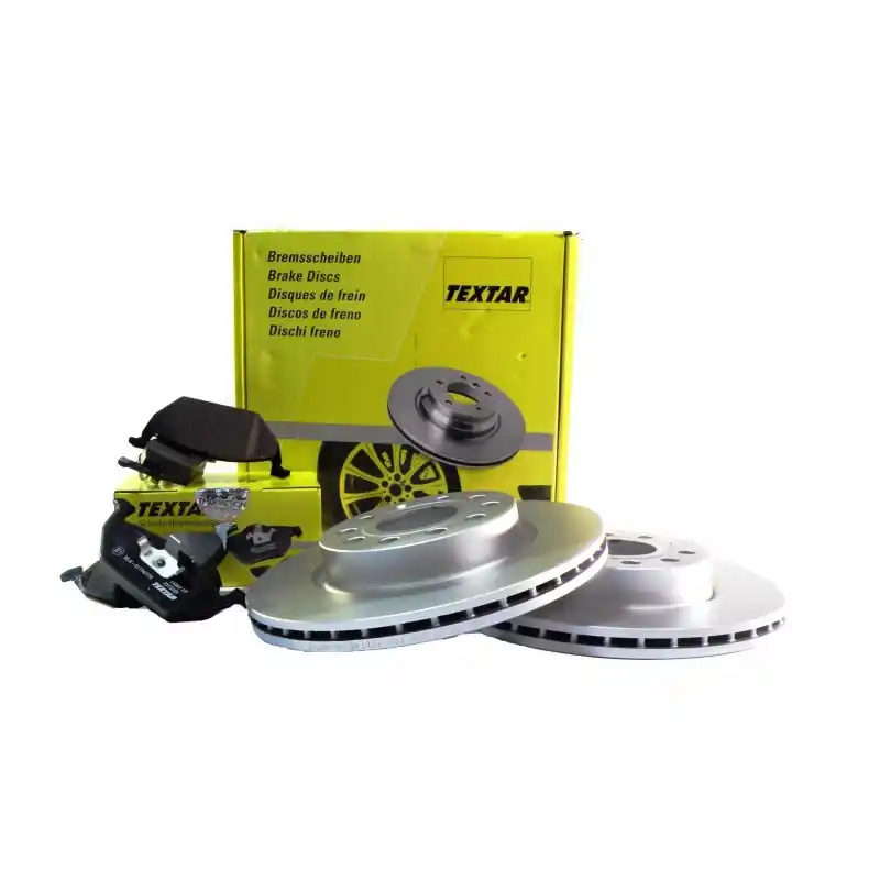 Oferta limitowana Klocki + tarcze przód TEXTAR PEUGEOT 207 283 mm