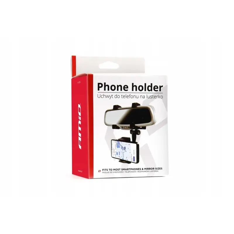 UCHWYT NA TELEFON NA LUSTERKO WSTECZNE SAMOCHODU Oferta limitowana