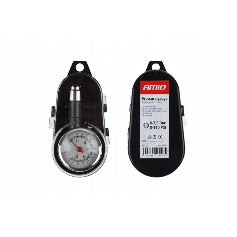 Ciśnieniomierz do opon kół manometr 7,5 bar Premium