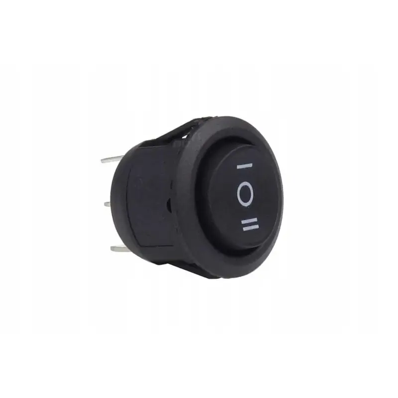 PRZEŁĄCZNIK WŁĄCZNIK CZARNY OWALNY 12/230V BU03 Darmowy zwrot