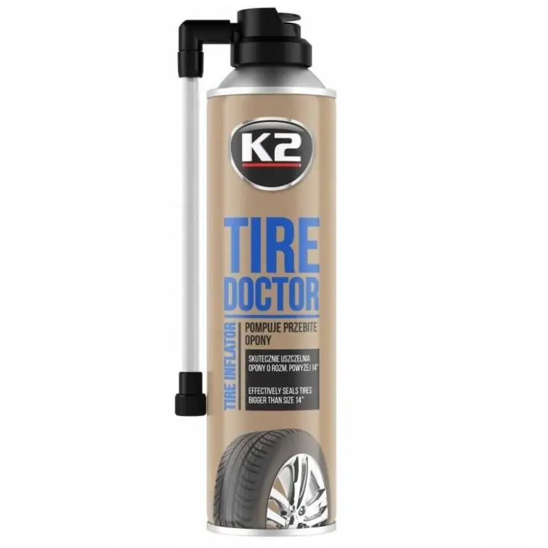 K2 TIRE DOKTOR 500 ML Pompuje przebite opony Oferta limitowana