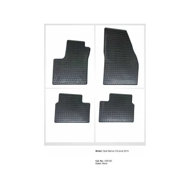 Popularny Dywaniki gumowe frogum OPEL MERIVA B