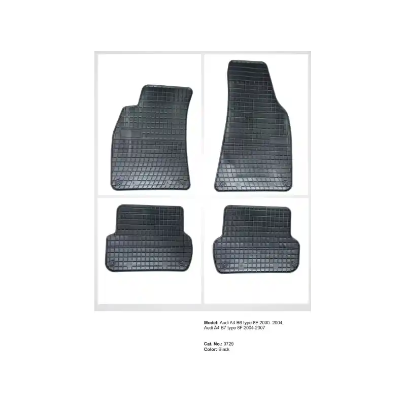 Nowy Dywaniki gumowe frogum AUDI A4 B6
