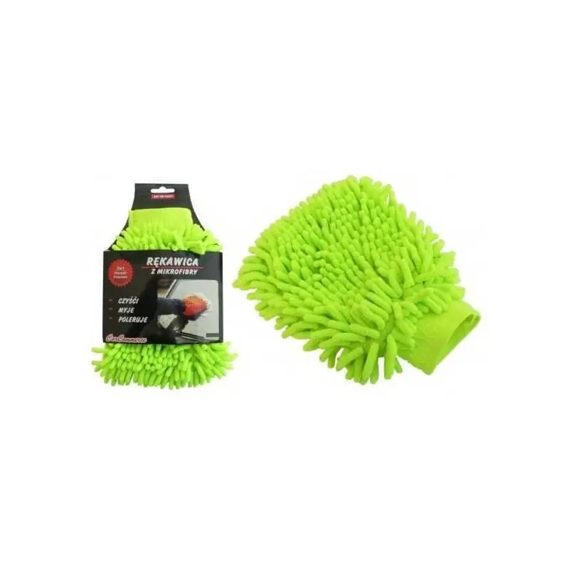 Popularny RĘKAWICA DO MYCIA AUTA z mikrofibrą