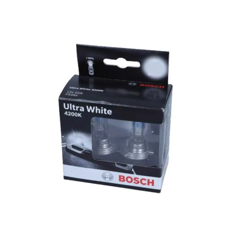 żarówka Bosch ULTRA WHITE 4200K H1 12V duo 2 szt Łatwy zwrot