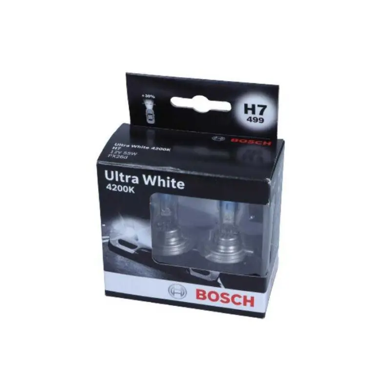 żarówka Bosch ULTRA WHITE 4200K H7 12V duo 2 szt Premium