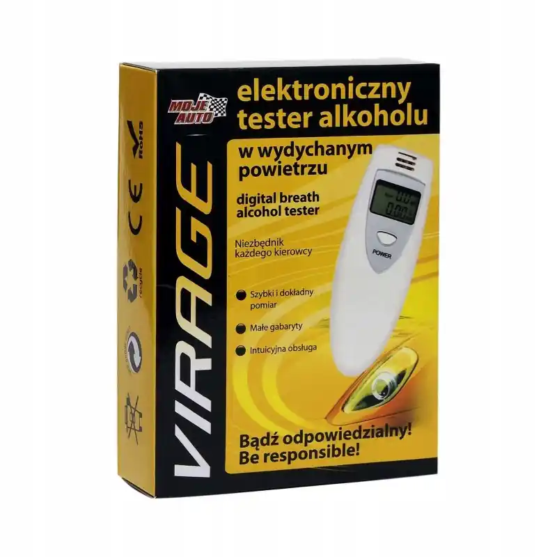MOJE AUTO elektroniczny tester alkoholu Do wyczerpania zapasów