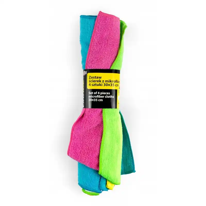 Zestaw 4 sztuk ściereczek z mikrofibry Hit cenowy