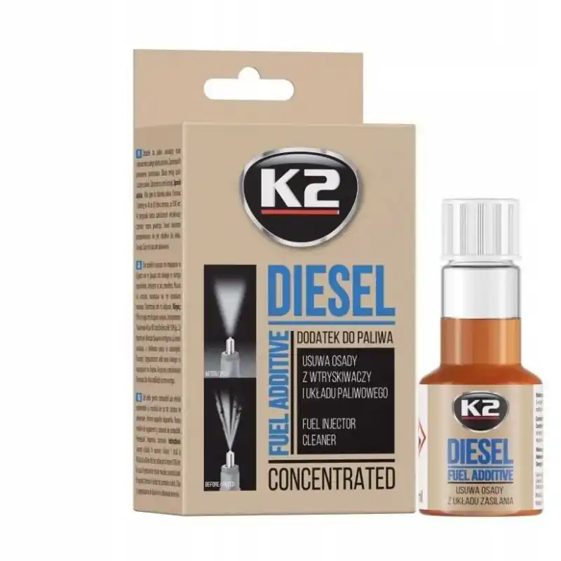 K2 DIESEL do czyszczenia wtrysków diesel 50ml Bezpieczna płatność