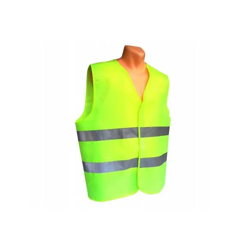 KAMIZELKA ODBLASKOWA OSTRZEGAWCZA ŻÓŁTA Premium