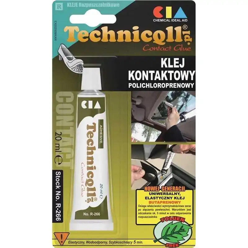 Najlepsza cena TECHNICQLL KLEJ KONTAKTOWY 20ML