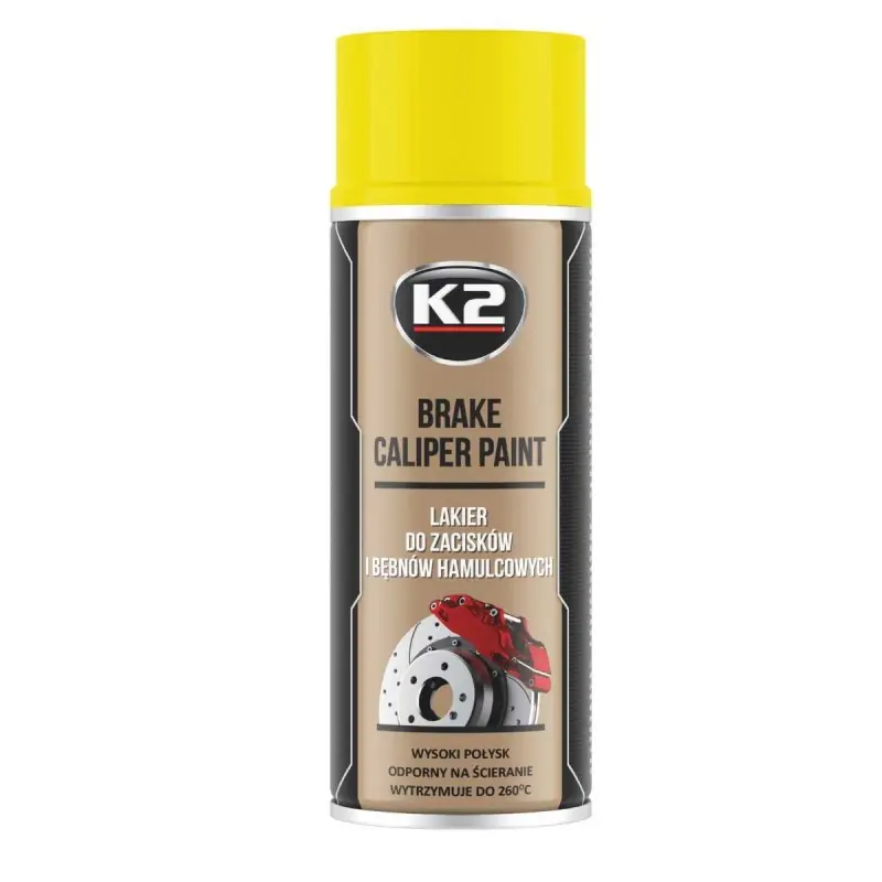 K2 BRAKE CALIPER lakier do zacisków ŻÓŁTY 400 ml Nowy