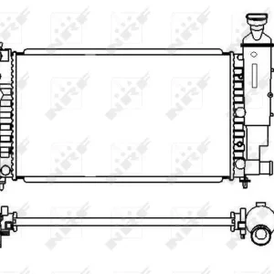 CHŁODNICA PEUGEOT 106 91-96 Nowy