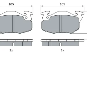 KLOCKI HAM. CITROEN P. SAXO 96-03 Z CZUJNIKIEM Bezpieczna płatność