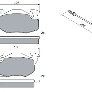 KLOCKI HAM. RENAULT P. 9/11/19/21/25 Z CZUJNIKIEM Nowość
