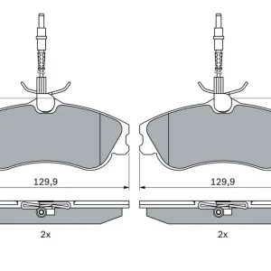 Ekspresowa dostawa KLOCKI HAM. PEUGEOT P. 406/607 95-04