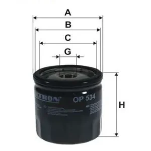 Rabat FILTR OLEJU CHRYSLER GRAND VOYAGER I/II/III, GTS/GS, LE BARO