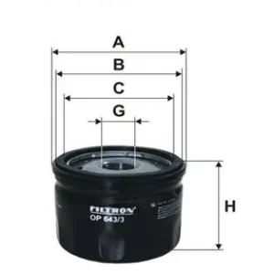 FILTR OLEJU 1397 CC, 1647 CC ALFA ROMEO, CITRO?N, DACIA, JEE Szybka wysyłka