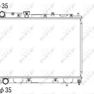 CHŁODNICA WODY MITSUBISHI COLT 95- Hit cenowy