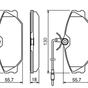 KLOCKI HAM. RENAULT P. LAGUNA 93-99/MEGANE SCENIC 97-99/SAFR Dodaj do koszyka