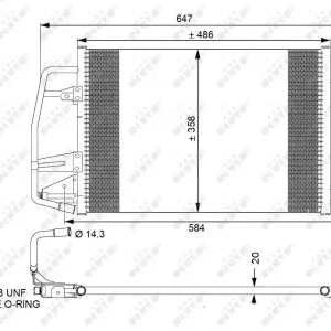 Premium SKRAPLACZ KLIMATYZACJI FORD ESCORT 91-/95-