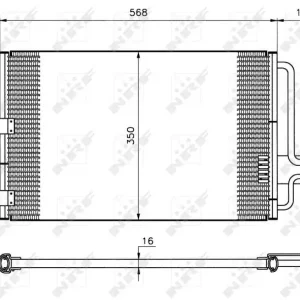 Obniżka ceny CHŁODNICA KLIMATYZACJI CITROEN XANTIA 93-