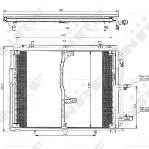 Hit sprzedaży SKRAPLACZ KLIMATYZACJI DB W140