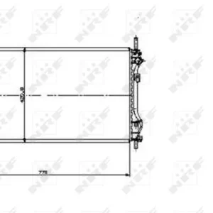 CHŁODNICA WODY FORD TOURNEO 00- Rabat