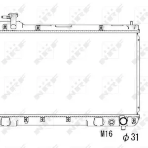 CHŁODNICA TOYOTA RAV-4 2,0 94- Ostatnie sztuki