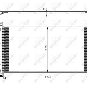 Najlepsza cena SKRAPLACZ KLIMATYZACJI FIAT PUNTO 1,3/1,9JTD 99-